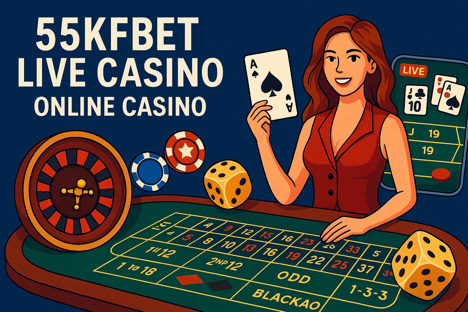 O 55KFBET Live Casino lança promoções regularmente