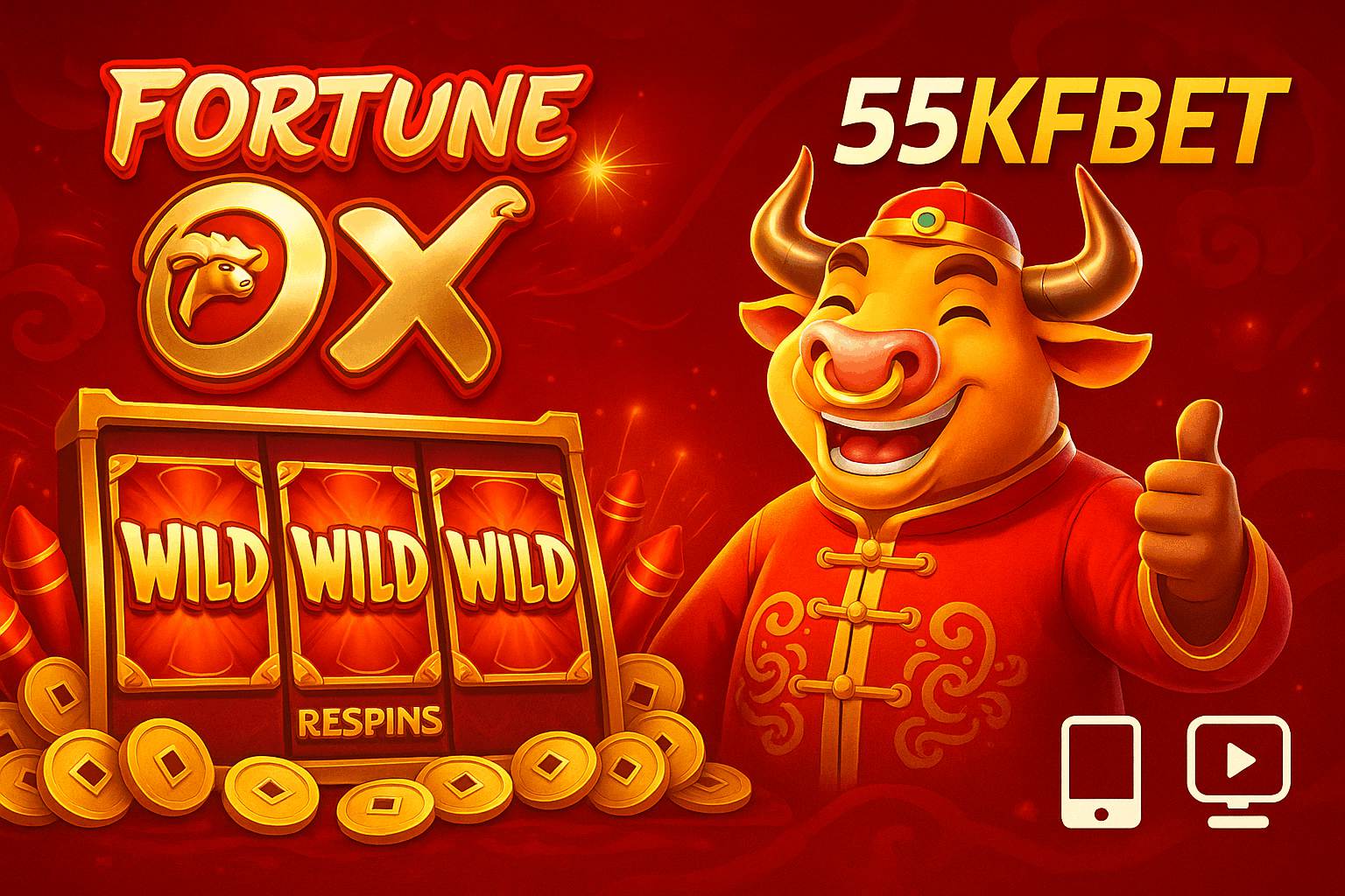 Fortune Ox no 55KFBET - Aposte Agora e Reivindique Seus Ganhos